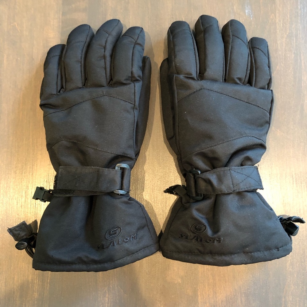 Slalom Black Gloves